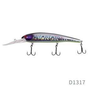 Long Tongue Plate Road Subbait 120mm20g Floating Deep Diving Mino Fishing Bait (Option: D1317)